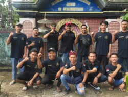 Wujud solidaritas dan peduli sesama, Ormas Laskar Bali Shanti DPC Banyuwangi Korlap Jogo Pati mengadakan Bansos