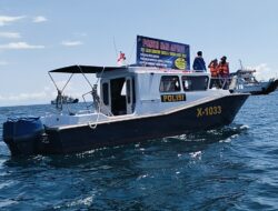 Patroli Polairud Polresta Banyuwangi di Selat Bali Jamin Keamanan Libur Nataru