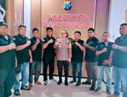 Laskar Bali Shanti DPC Banyuwangi bersinergi dengan Polresta Banyuwangi ciptakan kondusifitas