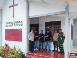 Laskar Bali Shanti DPC Banyuwangi berkolaborasi menjaga keamanan selama perayaan Natal