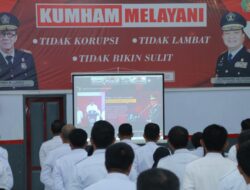 Gelar Apel Awal Tahun 2024, Menkumham Ingatkan Pentingnya Komitmen Seluruh Jajaran