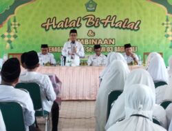 Kelompok Kerja Kepala Madrasah Ibtidaiyah ( KKMI ) 03 Banyuwangi Gelar Halal Bihalal dan Pembinaan untuk 207 Tenaga Pendidik Madrasah