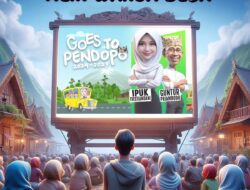 Bioskop Desa Sobat IG (Ipuk Guntur ) Tilik Warga Desa Sajikan Film Cerdaskan Literasi Masyarakat Desa