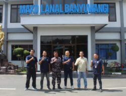 Kuatkan Sinergitas, KJJT Banyuwangi Silaturahmi ke Mako Pangkalan TNI-AL