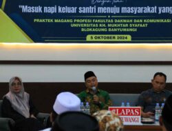 Talkshow Taubat, Persembahan Mahasiswa Magang UIMSYA Blokagung Banyuwangi Untuk Warga Binaan Lapas Banyuwangi