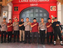 Perkuat dan Lanjutkan Sinergi, Kapolresta Banyuwangi Kunjungi Lapas Banyuwangi