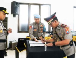 Kapolresta Banyuwangi Pimpin Sertijab Pejabat Polresta: Berlangsung Khidmat dan Lancar