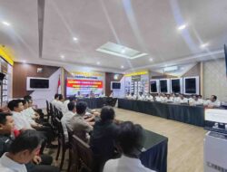 Kapolresta Banyuwangi Pimpin Rakernis Fungsi Intelkam TA 2025 di Command Center
