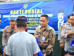 Lapas Banyuwangi Salurkan Bantuan Sosial kepada Masyarakat Kurang Mampu di Kecamatan Licin
