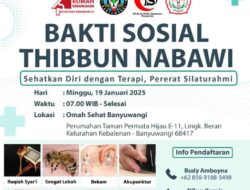 Sedulur Terapis Blambangan Gelar Bakti Sosial dengan Terapi Islami dan Tradisional