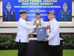 Pucuk Pimpinan Lapas Banyuwangi Resmi Berganti, Mochamad Mukaffi Gantikan Agus Wahono