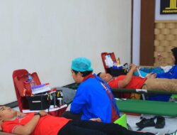 Wujud Kepedulian Sosial, Lapas Banyuwangi Gelar Donor Darah