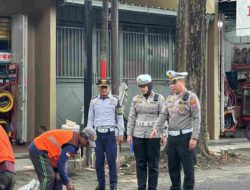 Pencari Jalan Rusak Polresta Banyuwangi Bersama Dinas Instansi Terkait Gercep Perbaiki Jalan
