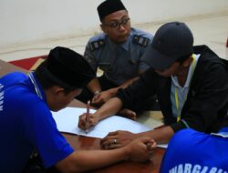 Warga Binaan Lapas Banyuwangi Dapatkan Pelatihan Membuat Kaligrafi