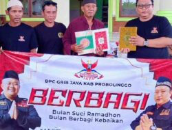 “JUM’AT BERKAH GRIB JAYA PROBOLINGGO”, Bagikan Ratusan Nasi Bungkus dan Mushaf Al Qur’an