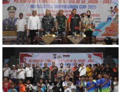 Kejuaraan Tenis Meja Se-Jawa Bali Kapolresta Banyuwangi Cup 2025 Dalam Rangka Memperingati Hari Buruh 2025 Dan Menyambut Hari Bhayangkara ke-79