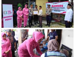 Dalam Rangka Hari Bhayangkara ke-79, Polresta Banyuwangi Gelar Baksos ke Panti Jompo dan Panti Asuhan