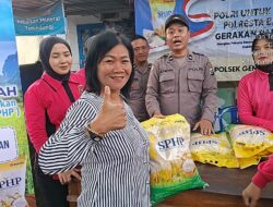 Polresta Banyuwangi dan Bulog Gelar Gerakan Pangan Murah, Salurkan Dua Ton Beras