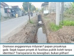 Proyek Siluman di Jalur Emas Disorot, Tak Ada Papan Informasi di Penghujung Tahun