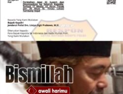 Ketum PW-FRN Surati Kapolri: Soroti Amburadulnya Penegakan Hukum Tambang Ilegal, Siap Turun Nasional