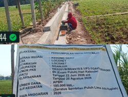 Diduga Menyimpang, Proyek P3-TGAI Rp195 Juta di Desa Loceret Gunakan Pekerja Luar Daerah dan Kualifikasi Fisik Meragukan